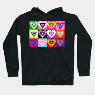 Pride hearts Hoodie